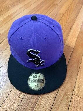 New Era Purple & Black Chicago White Sox Fitted Cap